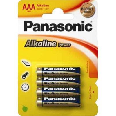 PANASONIC Pack de 4 piles  Power LR03 Micro AAA 