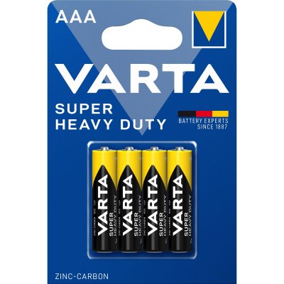 VARTA Pack de 4 piles  Superlife R03 Micro AAA 
