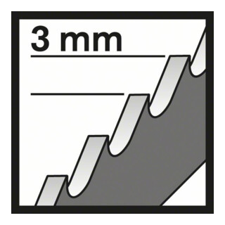 BOSCH Pack de 5 lames de scie sauteuse bois T111C HCS -  - 2608630033