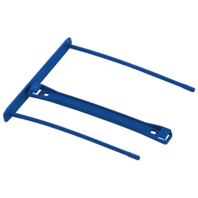 BANKERS BOX Pack de 50 Clips d'archives avec poign&eacute;e de transfert 100 mm Bleu