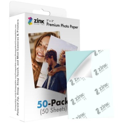 ZINK Pack de 50 feuilles papier photo Polaroid  2x3