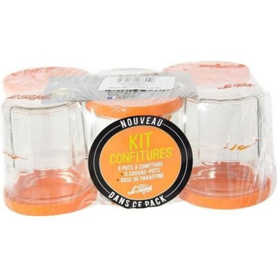 LE PARFAIT Pack de 6 pots &agrave; confiture 324 ml -  - Transparent - Verre