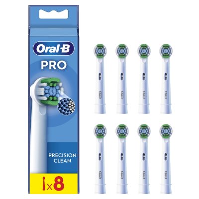 ORAL B Pack de 8 brossettes pour brosse &agrave; dents Oral-B Pro Precision Clean