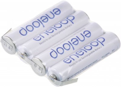 PANASONIC Pack de piles rechargeables 4x LR3 (AAA) NiMH 126872 4.8 V 750 mAh
