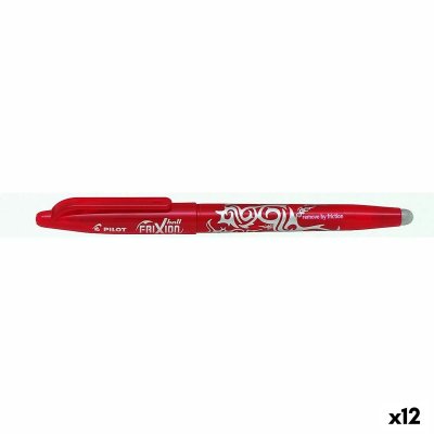 PILOT Pack de12 stylos  Frixion Ball rouge Kinvara  Frixion Ball