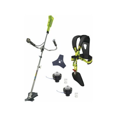 RYOBI Pack d&eacute;broussailleuse 18V OnePlus OBC1820B - t&ecirc;te compl&egrave;te simple fil diam&egrave;tre 1,6mm RAC114