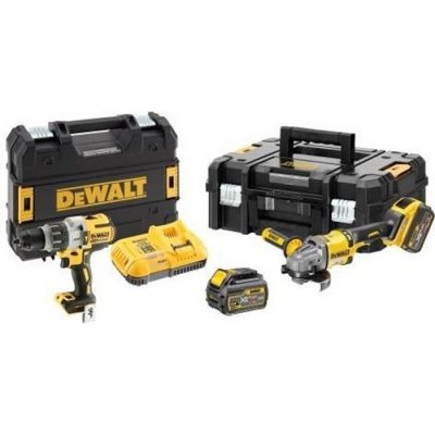 DEWALT Pack  Perceuse visseuse percu. XRP 18V + Meuleuse XR Flexvolt 54V - DCK2055T2T