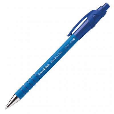 PAPERMATE Pack &eacute;conomique de 36 stylos bille  Flexgrip ultra bleus