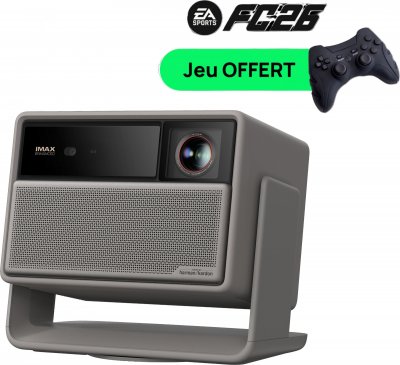 XGIMI Pack Edition sp&eacute;ciale Horizon 20 Grands Matchs Gris et Noir + Jeu EA SPORTS FC 26 offert