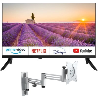 EQUINOXE PACK  T&eacute;l&eacute;viseur 22 Smart TV Camping-car + ANTARION Support