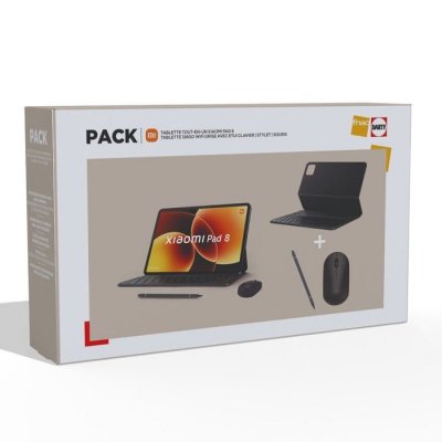 XIAOMI Pack Fnac tout-en-un Tablette tactile  Pad 8 11,2"" 128 Go Gris