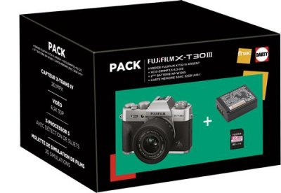 FUJIFILM PACK FNAC X-T30III Si/XC1333+NPW126S+SD32