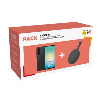 SAMSUNG Pack Galaxy A27 6,7"" 5G Nano SIM 128 Go Noir + Mini enceinte Bluetooth Noir