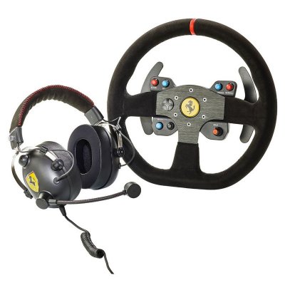 THRUSTMASTER Pack Gaming  Casque + Volant en Alcantara
