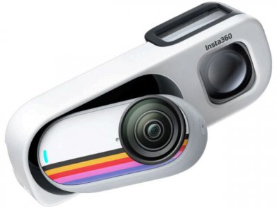 INSTA360 Pack Go 3S Retro Edition Speciale Canvas 128 Go Blanc