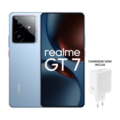 REALME Pack GT7 Bleu avec chargeur 120W