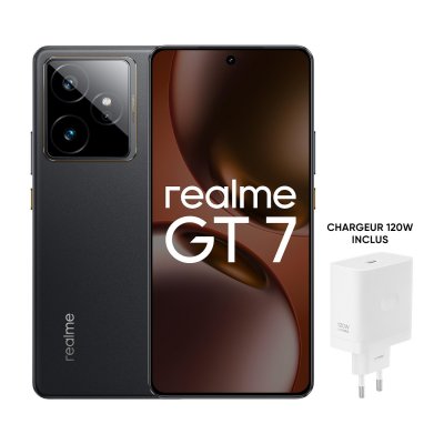 REALME Pack GT7 Noir avec chargeur 120W
