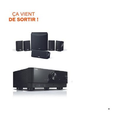 Pack Home Cinema Yamaha YHT4960 BL amplificateur + enceintes
