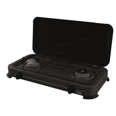 GENERIQUE PACK INCASA R&eacute;chaud &agrave; gaz 2 Feux + Sacoche de transport 2/3 Feux