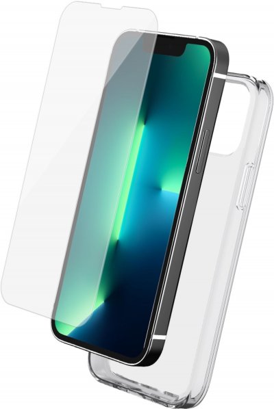 BIGBEN Pack iPhone 13 Pro Coque Transparente + Verre tremp&eacute;  - Neuf