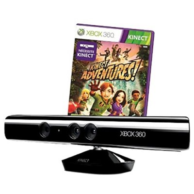 MICROSOFT Pack Kinect Xbox 360 + Jeu Kinect Adventures