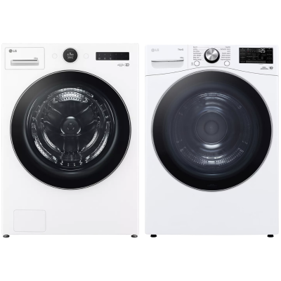 LG PACK Lave-linge Hublot 20kg 1000trs/min + S&egrave;che-linge Pompe &agrave; Chaleur 18kg