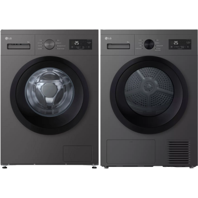  PACK Lave-linge hublot 9kg 1400trs/min + S&egrave;che-linge Pompe &agrave; chaleur 8kg
