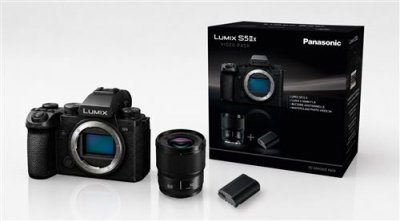 PANASONIC Pack Lumix S5IIX Noir + Objectif 50 mm F1.8 Noir + Masterclass Photo-Vid&eacute;o 3h + 2&egrave;me Batterie