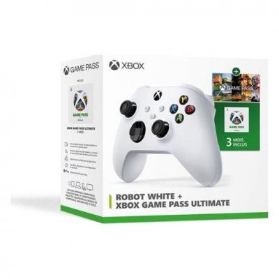 FIB RMS BE Pack Manette Xbox sans fil Blanc + 3 mois Game Pass Ultimate (XBOX SERIES)