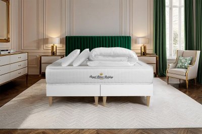 ROYAL PALACE BEDDING Pack matelas sommier 160x200 oreiller couette
