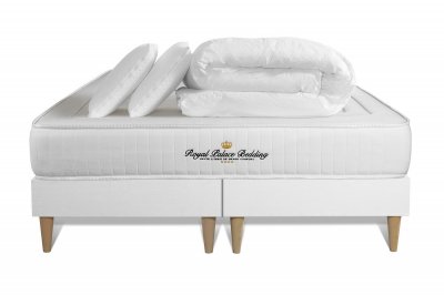 ROYAL PALACE BEDDING Pack matelas sommier 180x200 oreiller couette