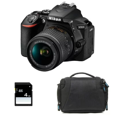 NIKON PACK  D5600 + 18-55 VR + Sac + SD 4Go