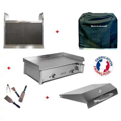 PLANCHAELEC Pack plancha &eacute;lectrique ANTHEA E650 + Meuble complet - MIRICHAUD