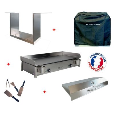 PLANCHAELEC Pack plancha &eacute;lectrique ANTHEA E870 + Meuble simple - MIRICHAUD 