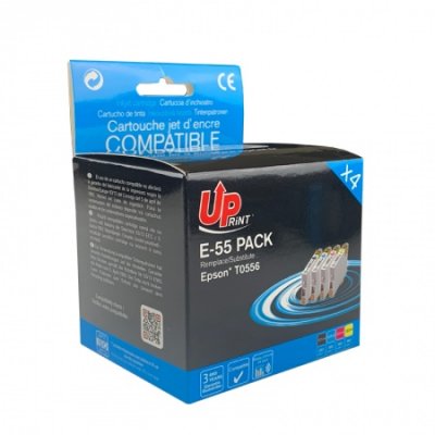 UPRINT Pack PREMIUM compatible 4 cartouches EPSON T055