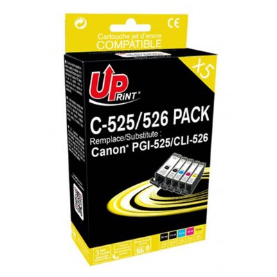 UPRINT Pack PREMIUM compatible CANON PGI525/CLI526, 5 cartouches
