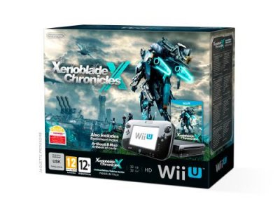 Pack Premium Console Nintendo Wii U 32 Go Noire + Xenoblade Chronicles X