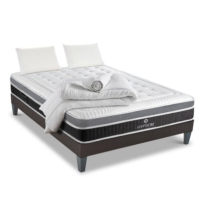  Pack pr&ecirc;t &agrave; dormir &Eacute;LEGANCE &agrave; m&eacute;moire de forme - 26 cm - 180 x 200 cm