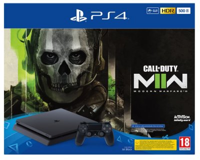 Pack PS4 Slim 500 Go + Call Of Duty Modern Warfare ii - Noir