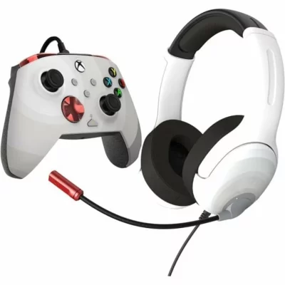 PDP Pack radial White" Casque + Manette + Game Pass 1 Mois - Xbs