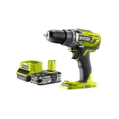RYOBI Pack  18V Perceuse-visseuse OnePlus R18DD3-0 - 1 Batterie 2.5Ah - 1 Chargeur rapide RC18120-125