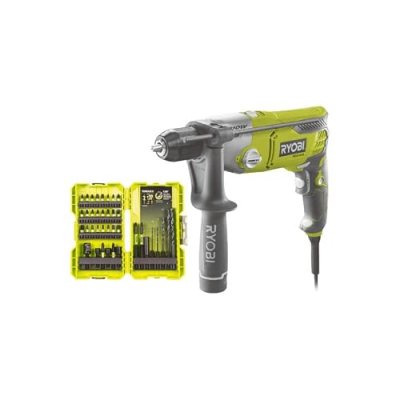RYOBI Pack  Perceuse &agrave; percussion RPD1010K - 1010W - coffret de 38 accessoires - RAK38DSDI2
