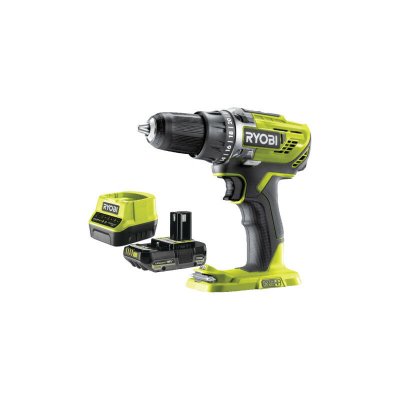 RYOBI Pack  perceuse-visseuse r18dd3 - 18v oneplus - 1 batterie 2.0ah - 1 chargeur rapide