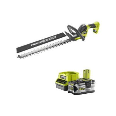 RYOBI Pack  Taille-haies 18v One+ Brushless Linea 45 Cm Ry18ht45a-0 - 1 Batterie 5.0a