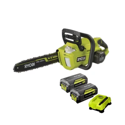 RYOBI Pack  Tron&ccedil;onneuse 36V LithiumPlus Brushless - 2 Batteries 4.0Ah - 5.0Ah - 1 Chargeur