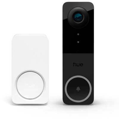 PHILIPS HUE Pack sonnette vid&eacute;o filaire  Noir et Blanc - Neuf