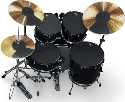 VIC FIRTH Pack sourdines  kit 20'' + hi-hat et 2 cymbales mutefus20
