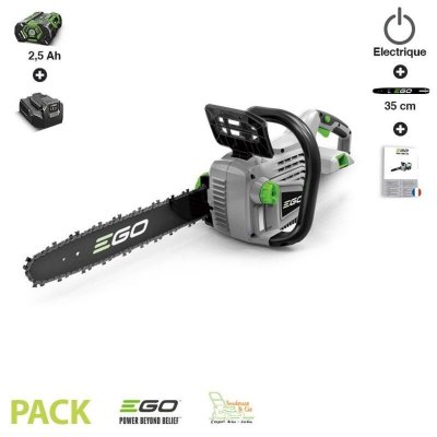 EGO POWER+ Pack Tronconneuse &Eacute;lectrique  Cs1401e Pr&ecirc;t &Agrave; L'emploi