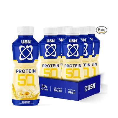 USN Pack Trust Protein Fuel 50 (6x500ml)Banane Boissons Prot&eacute;in&eacute;es