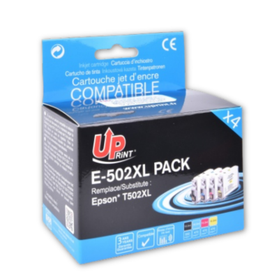 UPRINT Pack  compatible EPSON 502XL 4 cartouches